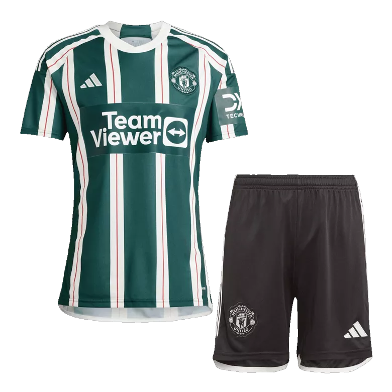 Manchester United Away Kit 2023/24 Green Men's - The World Jerseys