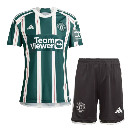 Manchester United Away Kit 2023/24 Green Men's - The World Jerseys