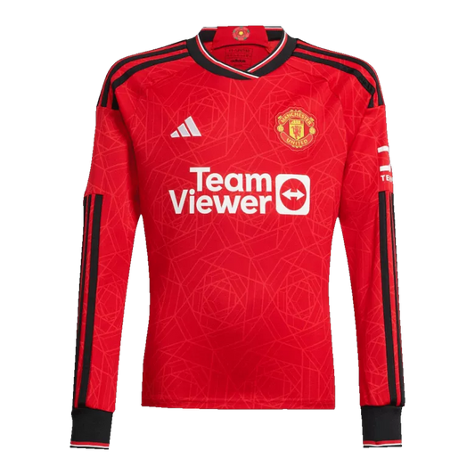 Manchester United Home Longsleeve Jersey 2023/24 Red Men's - The World Jerseys