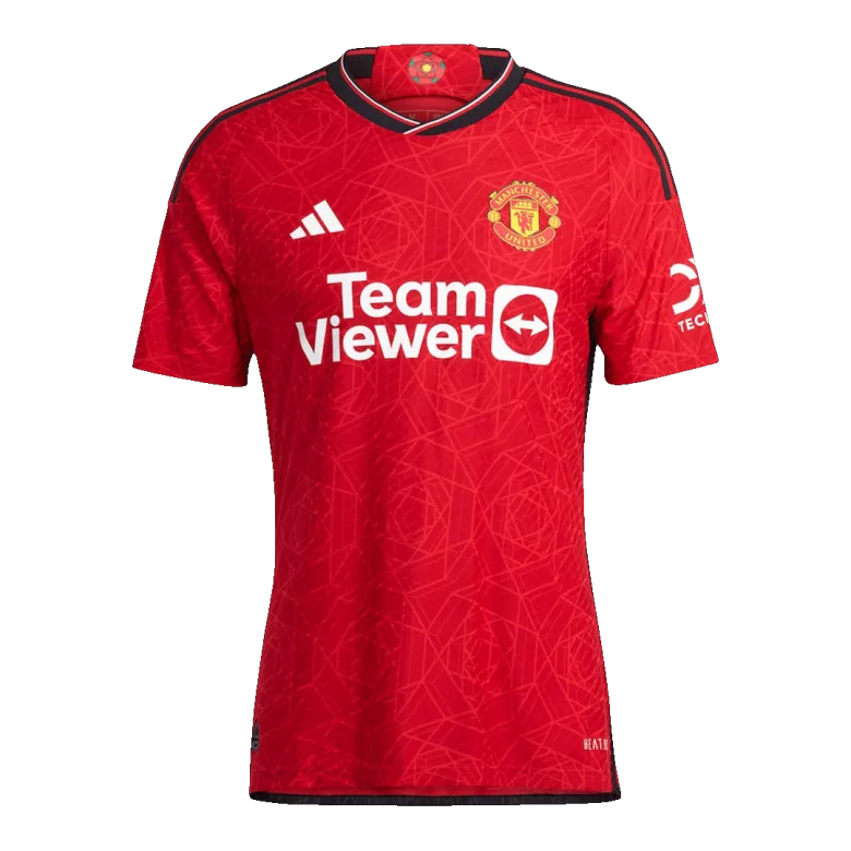 Manchester United B.FERNANDES #8 Home Jersey Player's Version 2023/24 Red Men's - The World Jerseys