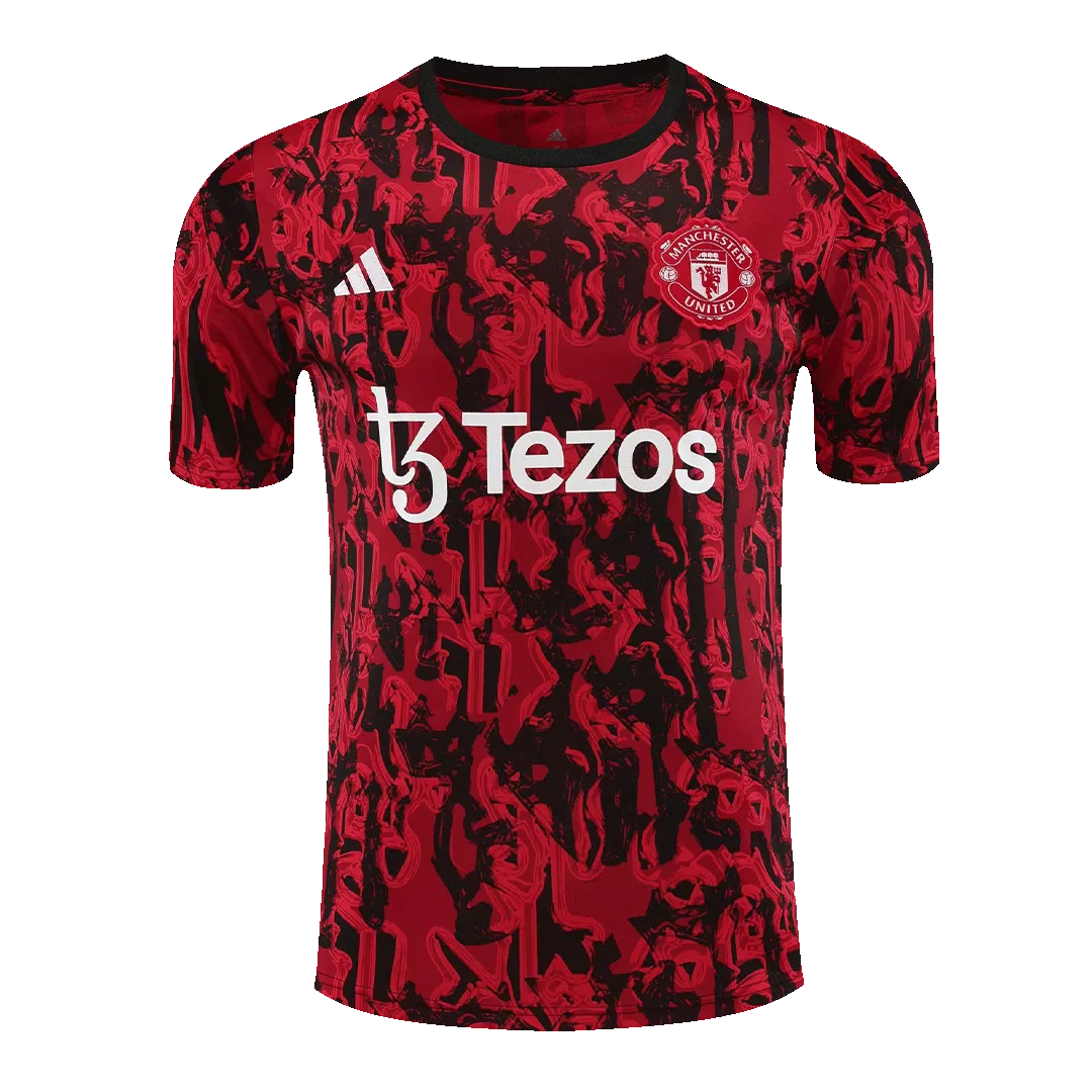 Manchester United Pre-Match Jersey 2023/24 Red Men's - The World Jerseys