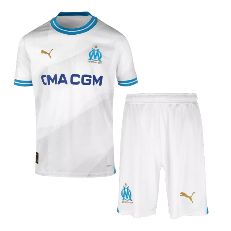 Marseille Home Kit 2023/24 White Men's - The World Jerseys