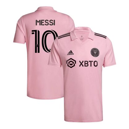 Inter Miami MESSI #10 The Heart Beat Jersey 2023 Pink Men's