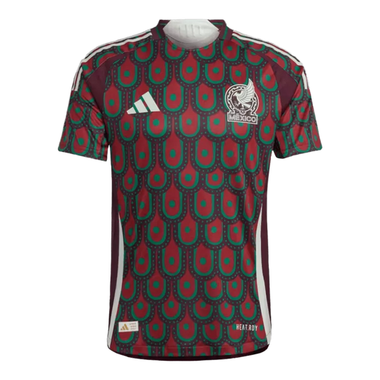 Mexico Home Jersey Player's Version Copa America 2024/25 Brown & Red Men's