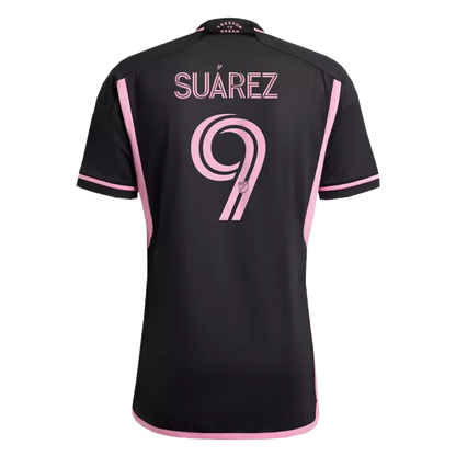 Inter Miami SUÁREZ #10 Away Jersey Player's Version 2023 Black & Pink Men's