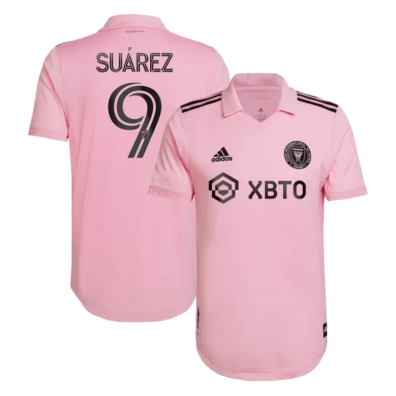 Inter Miami SUÁREZ #9 Home Jersey Player's Version 2023 Pink Men's