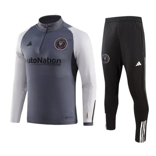 Inter Miami CF 1/4 Zip Tracksuit 2023/24 Grey Men's - The World Jerseys