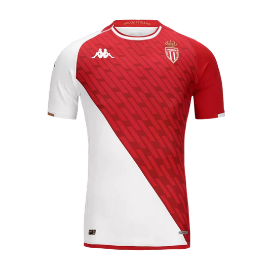 AS Monaco Home Jersey 2023/24 Red Men's