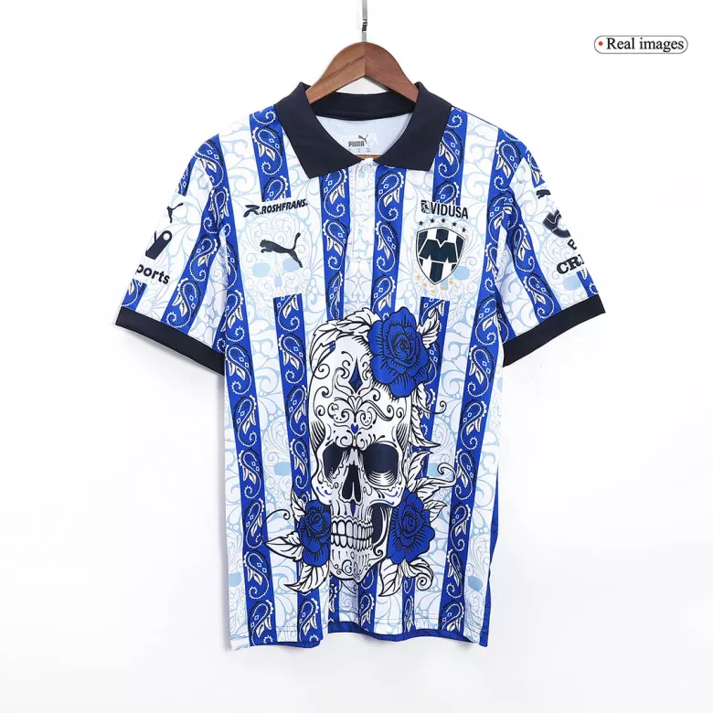 Monterrey Day of the Dead Jersey 2023/24 White & Blue Men's