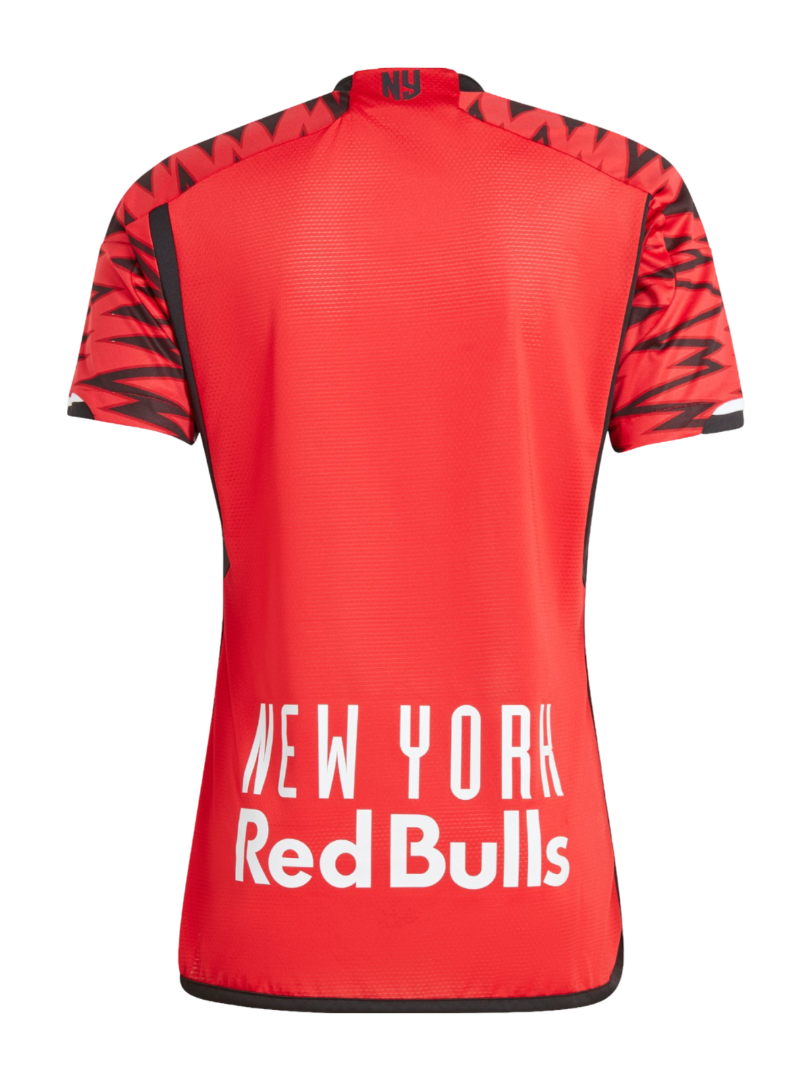 New York Red Bulls Home Jersey Player's Version 2024/25 Red & Black Men's