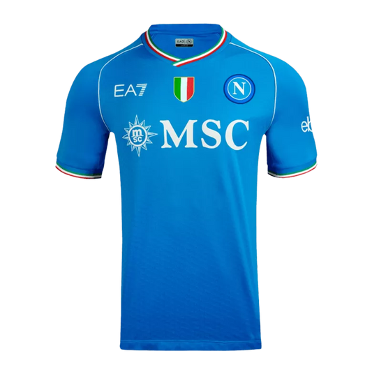 Napoli Home Jersey Player's Version 2023/24 Blue Men's
