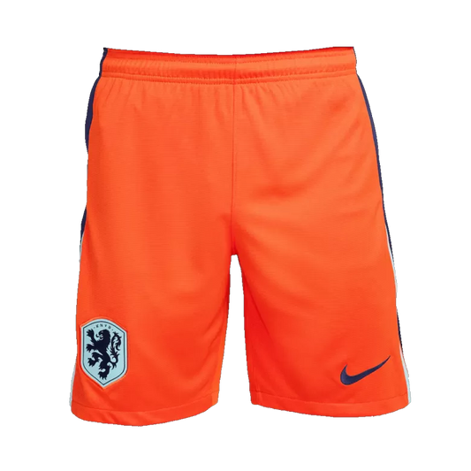 Netherlands Home Shorts Euro 2024 Orange Men's