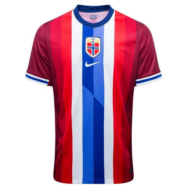 Norway Home Jersey 2024/25 Red & Blue Men's