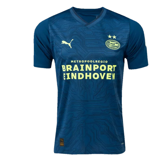 PSV Eindhoven Third Jersey 2023/24 Navy Blue Men's - The World Jerseys