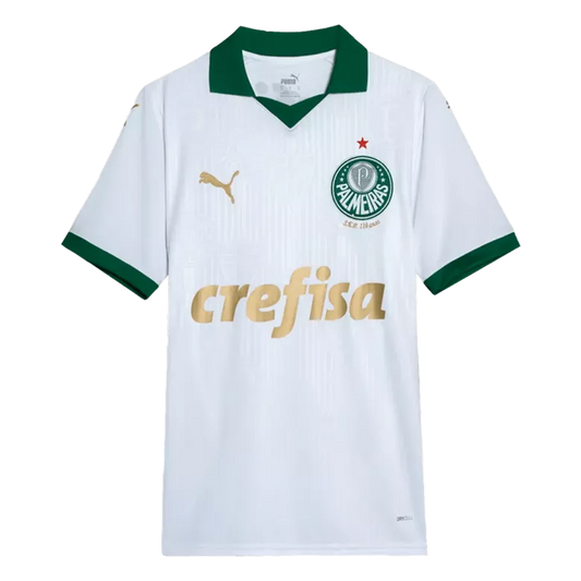 Palmeiras Away Jersey 2024/25 White & Green Men's