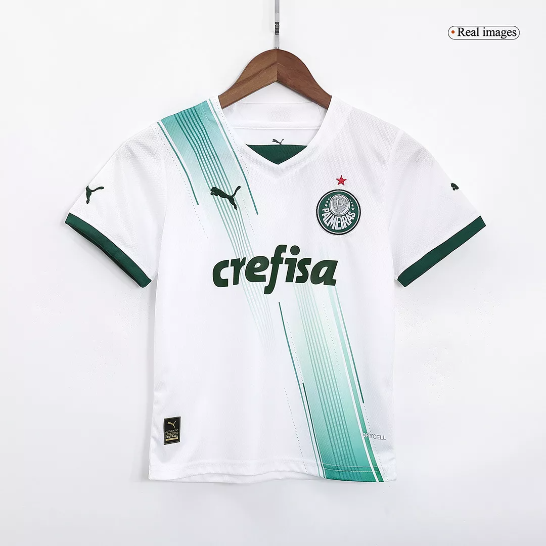 Palmeiras Away Kit 2023/24 White Kids - The World Jerseys