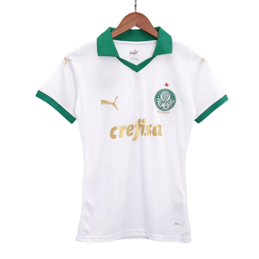 Palmeiras Away Jersey 2024/25 White & Green Women's