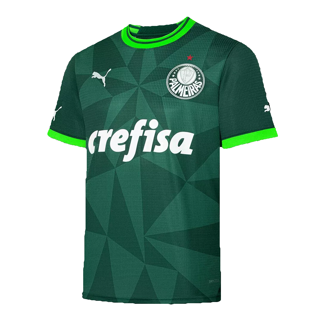 Palmeiras Home Jersey Player's Version 2023/24 Green Men's - The World Jerseys
