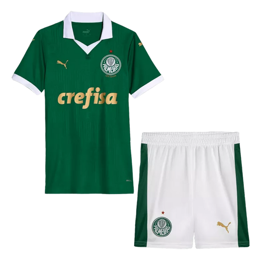 Palmeiras Home Kit 2024/25 Green Kids