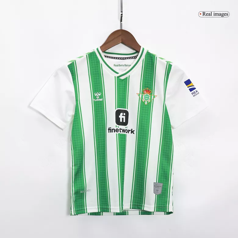 Real Betis Home Kit 2023/24 Green & White Kids - The World Jerseys