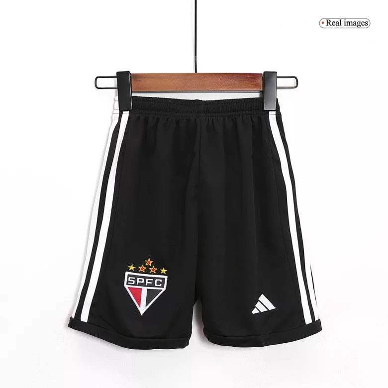 Sao Paulo Away Kit 2023/24 Red & Black Kids - The World Jerseys