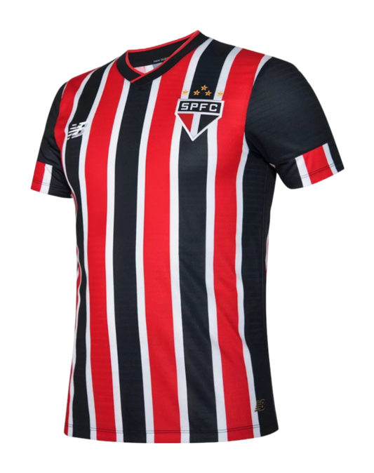 Sao Paulo FC Away Jersey Player's Version 2024/25 Red & Black Men's