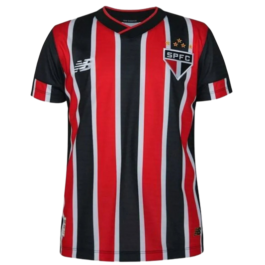 Sao Paulo FC Away Jersey 2024/25 Red & Black Women's