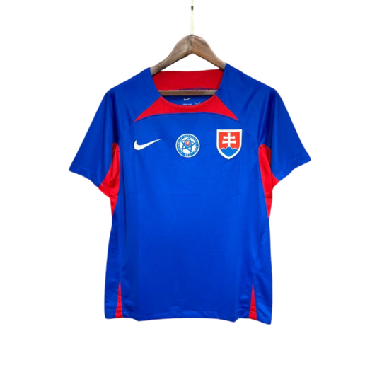 Slovakia Home Jersey Euro 2024 Blue Men's