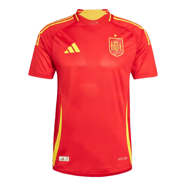 Spain Home Jersey Player's Version Euro 2024 Red Men's