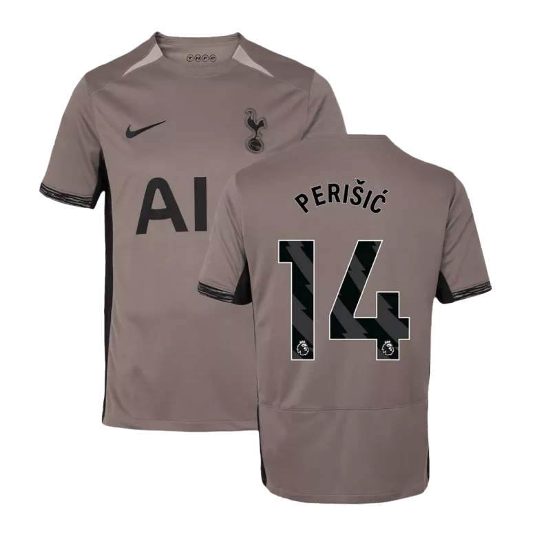 Tottenham Hotspur PERIŠIĆ #14 Third Jersey 2023/24 Brown Men's - The World Jerseys