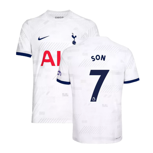 Tottenham Hotspur SON #7 Home Jersey Player's Version 2023/24 White Men's