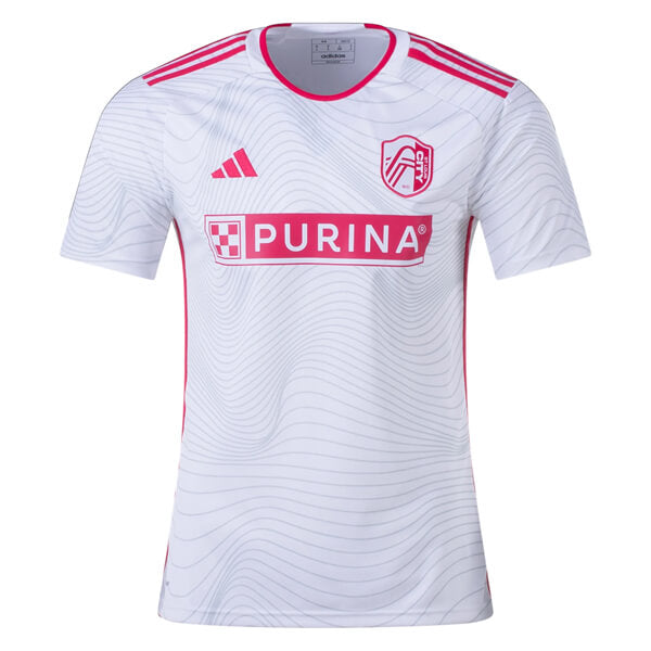 St. Louis City SC Away Jersey 2024/25 White & Pink Men's