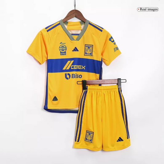 Tigres UANL Home Kit 2023/24 Yellow & Blue Kids