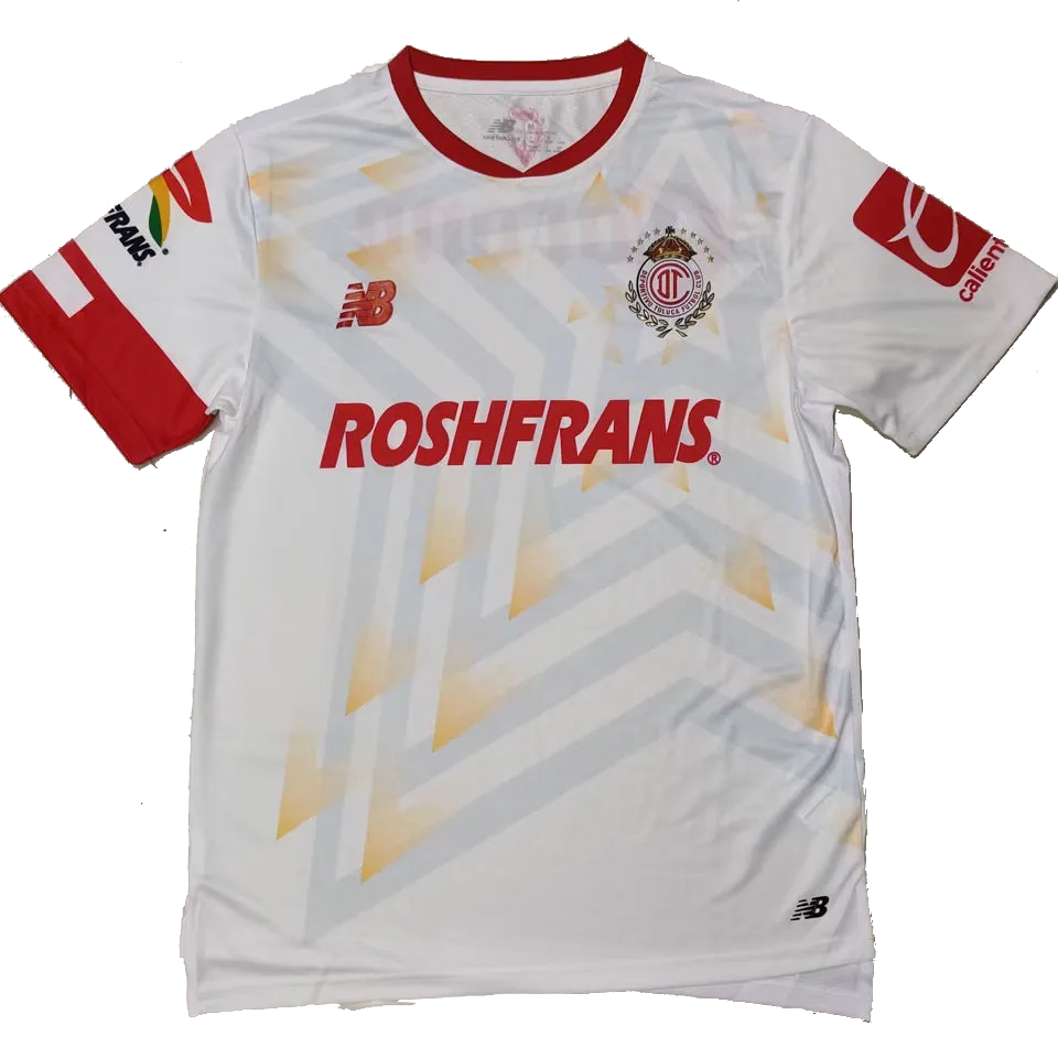 Deportivo Toluca Away Jersey 2023/24 White Men's - The World Jerseys