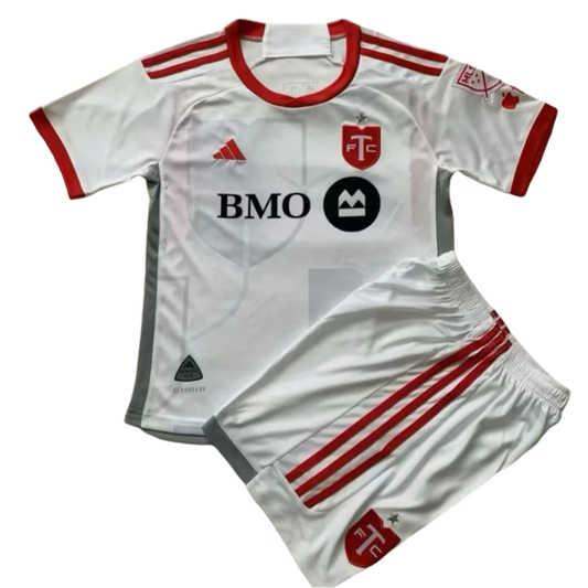 Toronto FC Away Kit 2024/25 White & Red Kids