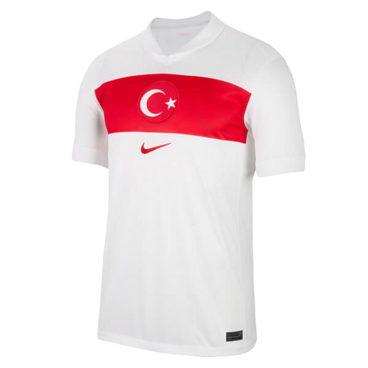 Turkey Home Jersey Euro 2024 White & Red Men's