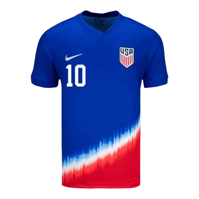 USA PULISIC #10 Away Jersey Copa America 2024/25 Blue & Red Men's
