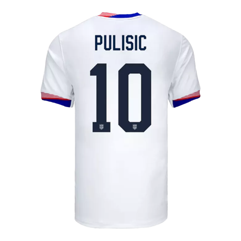 USA PULISIC #10 Home Jersey Copa America 2024/25 White Men's
