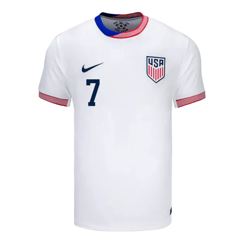 USA REYNA #7 Home Jersey Copa America 2024/25 White Men's