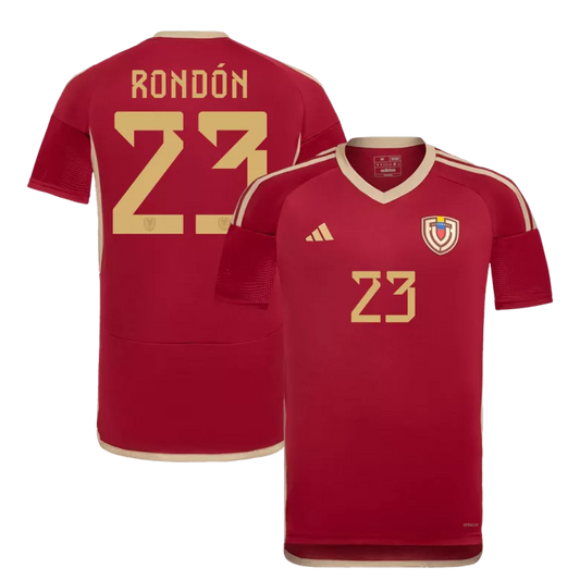 Venezuela RONDÓN #23 Home Jersey Copa America 2024/25 Red Men's