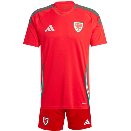 Wales Home Kit Euro 2024 Red Kids