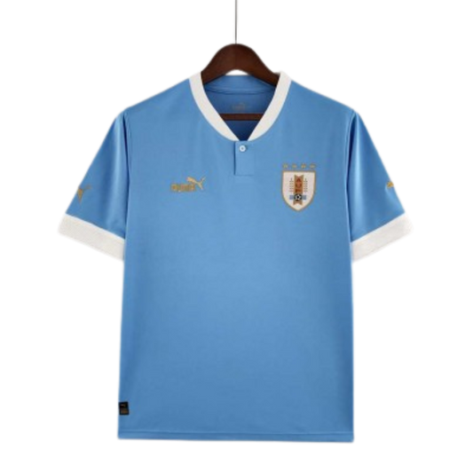 Uruguay Home World Cup Jersey 2022 Blue Men's