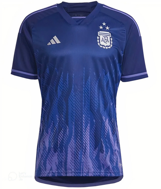 Argentina Away 3 Stars World Cup Jersey 2022/23 Purple Women's