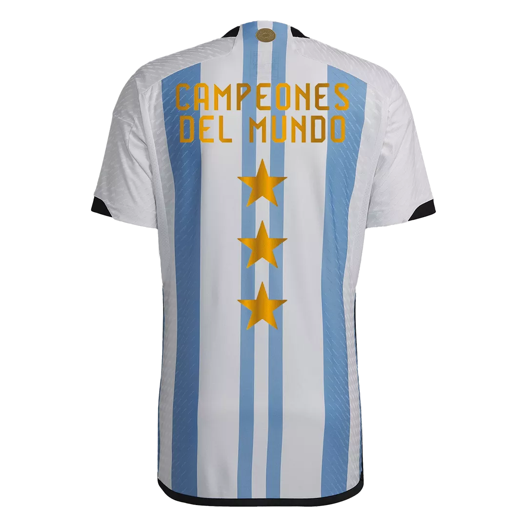 Argentina Home Campeones Del Mundo World Cup Jersey Player's Version 2022/23 Blue Men's