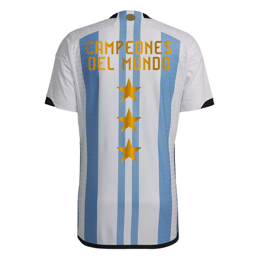 Argentina Home Campeones Del Mundo World Cup Jersey Player's Version 2022/23 Blue Men's