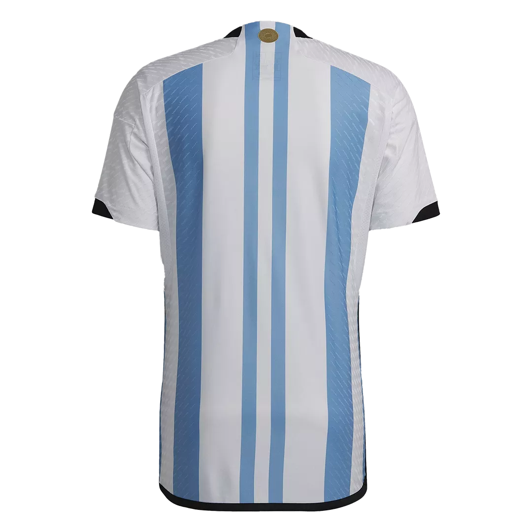 Argentina Home 3 Stars World Cup Jersey Player's Version 2022/23 Blue Men's - The World Jerseys