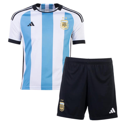 Argentina Home World Cup Kit 2022/23 Blue Kids