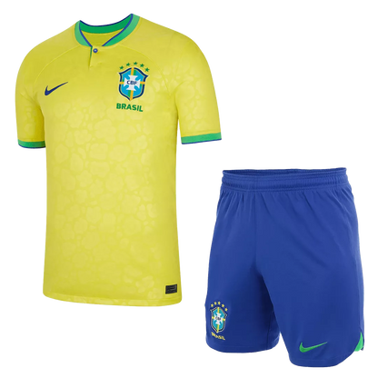 Brazil Home Kit 2022/23 Yellow Men's
