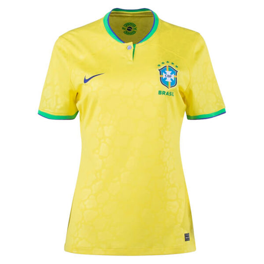 Brazil Home World Cup Jersey 2022/23 Yellow Women's