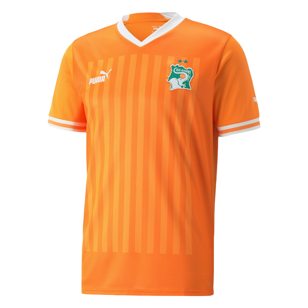 Ivory Coast Home Jersey 2023/24 Orange Men's - The World Jerseys